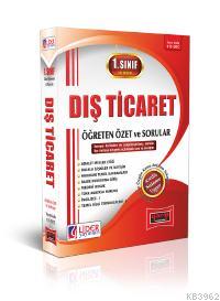 1.Sınıf Dış Ticaret 2015 Güz Dönemi Öğreten Özet ve Sorular