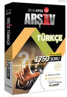 2018 KPSS Arşiv Türkçe Tamamı Çözümlü 1750 Soru Bankası Kolektif