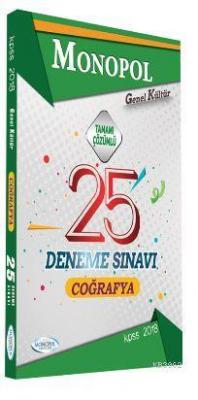 2018 KPSS GKGY Coğrafya Tamamı Çözümlü 25 Deneme Sınavı Kolektif