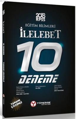 2018 KPSS İlelebet Eğitim Bilimleri Tamamı Çözümlü 10 Deneme Fatma Bül