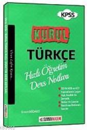 2018 KPSS Kurul Türkçe Hızlı Öğretim Ders Notları Kolektif