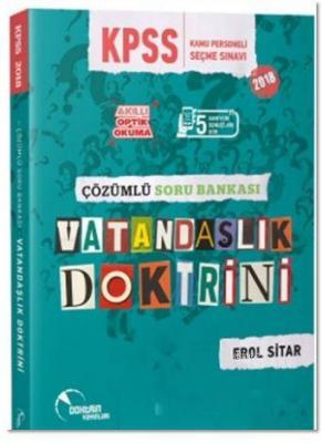 2018 KPSS Vatandaşlık Doktrini Çözümlü Soru Bankası Erol Sitar