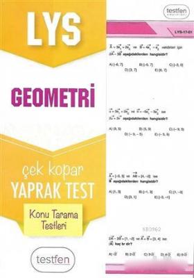 2018 LYS Geometri Konu Tarama Yaprak Testleri Kolektif