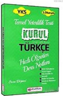 2018 YKS 1.Oturum Türkçe Hızlı Öğretim Ders Notları Ersen Döğmeci