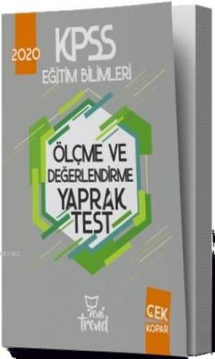 2020 KPSS Eğitim Bilimleri Ölçme ve Değerlendirme Yaprak Test