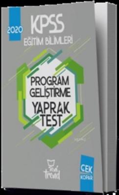 2020 KPSS Eğitim Bilimleri Program Geliştirme Yaprak Test