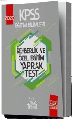 2020 KPSS Eğitim Bilimleri Rehberlik ve Özel Eğitim Yaprak Test