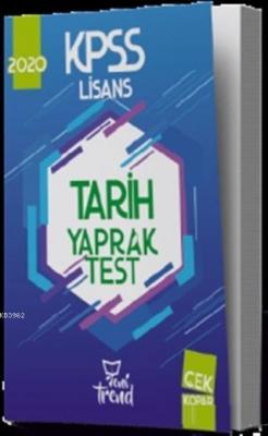 2020 KPSS Tarih Yaprak Test