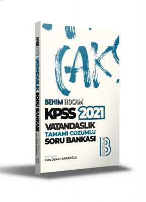 2021 KPSS Vatandaşlık Tamamı Çözümlü Soru Bankası Benim Hocam Yayınlar