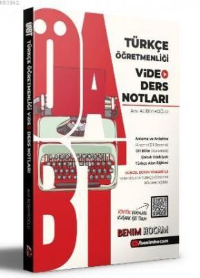 2021 ÖABT Türkçe Öğretmenliği Video Ders Notları Anıl Alibıyıkoğlu