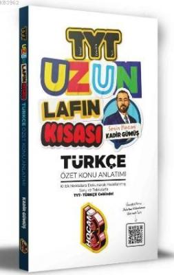 2021 TYT Uzun Lafın Kısası Türkçe Özet Konu Anlatımı Kadir Gümüş