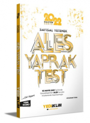 2022 Ales Sayısal Yetenek Çek Kopart Yaprak Test Oğuzhan Tuna