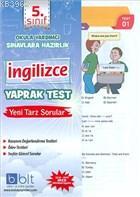 5. Sınıf İngiilizce Yaprak Test Okula Yardımcı Sınavlara Hazırlık