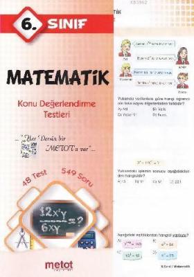 6. Sınıf Matematik Konu Değerlendirme Testleri Kolektif