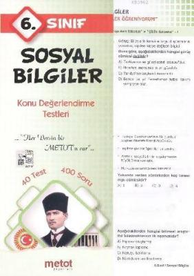 6. Sınıf Sosyal Bilgiler Konu Değerlendirme Testleri Kolektif