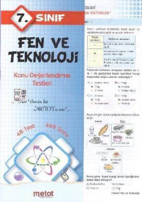 7. Sınıf Fen ve Teknoloji Konu Değerlendirme Testleri Kolektif