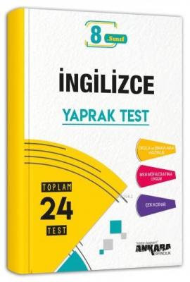 8. Sınıf İngilizce Yaprak Test Ankara Yayıncılık Ankara Yayıncılık Kom