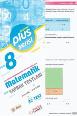 8. Sınıf Plus Serisi Matematik Yaprak Testleri Serdar İzmirli Emine İz