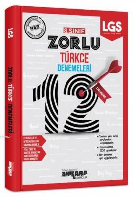 8. Sınıf Türkçe 12 Zorlu Deneme Ankara Yayıncılık Ankara Yayıncılık Ko