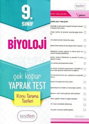 9. Sınıf Biyoloji Konu Tarama Yaprak Testleri Kolektif