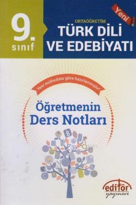 9. Sınıf Türk Dili ve Edebiyatı Öğretmenin Ders Notları Turabi Meşe