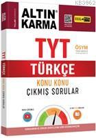 Altın Karma Yayınları TYT Türkçe Konu Konu Çıkmış Sorular Altın Karma