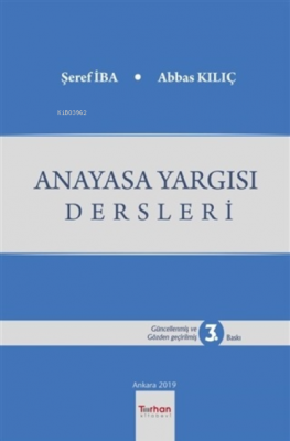 Anayasa Yargısı Dersleri Şeref İba