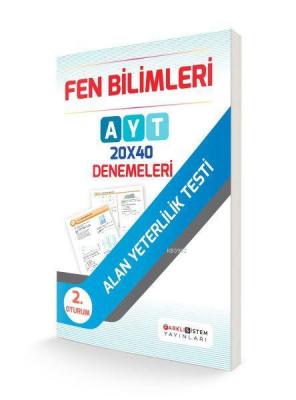 AYT 2. Oturum Fen Bilimleri 20x40 Denemeleri Kolektif