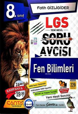 Çanta Yayınları 8. Sınıf LGS Fen Bilimleri Soru Avcısı Çanta