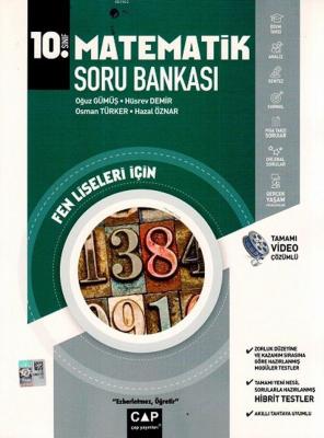 Çap Yayınları 10. Sınıf Fen Lisesi Matematik Soru Bankası Çap