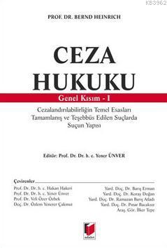 Ceza Hukuku Genel Kısım 1 Bernd Heinrich