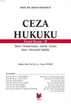 Ceza Hukuku Bernd Heinrich