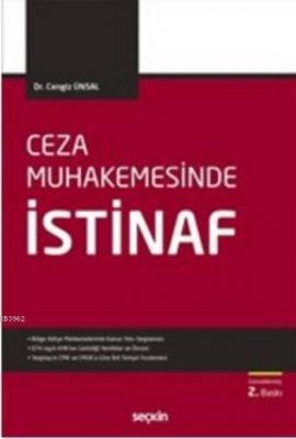 Ceza Muhakemesinde İstinaf (Ciltli) Cengiz Ünsal