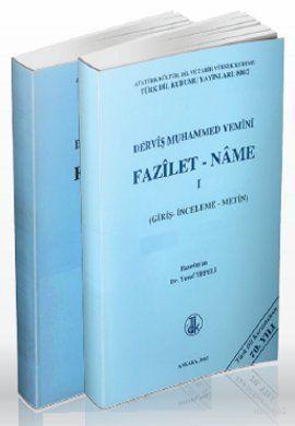 Derviş Muhammed Yemini Fazilet-Name (2 Cilt Takım) Yusuf Tepeli