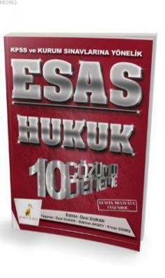 Esas Hukuk 10 Çözümlü Deneme KPSS ve Kurum Sınavlarına Yönelik Özal Du