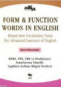 Form & Function Words In English Murat Güneşdoğdu