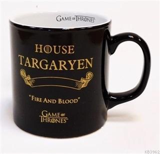 Game of Thrones Siyah Kupa - Gold Targaryen