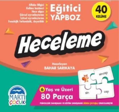 Heceleme - Eğitici Yapboz Bahar Sarıkaya