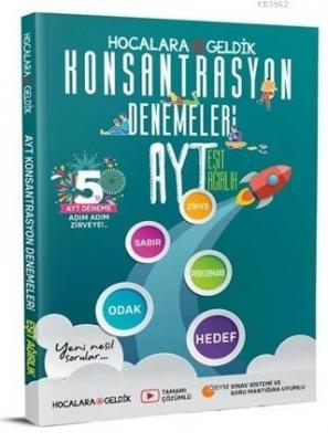 Hocalara Geldik Yayınları AYT Sayısal Konsantrasyon 5 li Denemeleri Ho