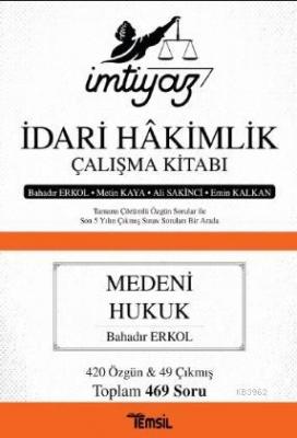 İmtiyaz - İdari Hakimlik Çalışma Kitabı - Medeni Hukuk Metin Kaya