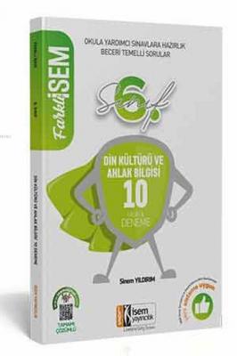 İsem Yayınları 6. Sınıf Din Kültürü ve Ahlak Bilgisi 10 Deneme Sınavı 