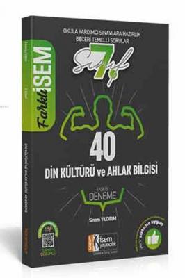 İsem Yayınları 7. Sınıf Din Kültürü ve Ahlak Bilgisi 40 Deneme İsem Si