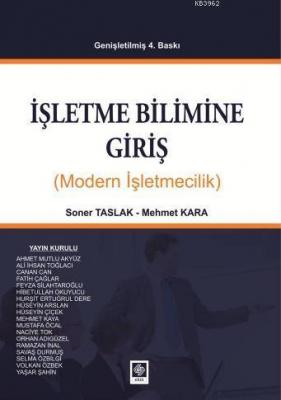 İşletme Bilimine Giriş Soner Taslak