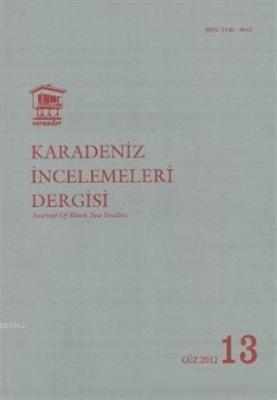 Karadeniz İncelemeleri Dergisi Sayı: 13 Kolektif