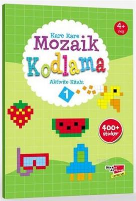 Kare Kare Mozaik Kodlama Aktivite Kitabı 1 Canan Demir