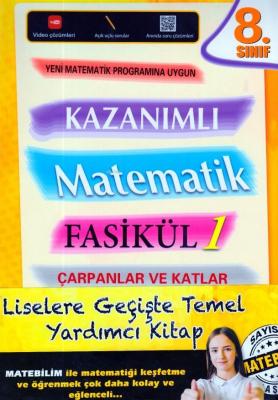 Karekod 8. Sınıf Kazanımlı Matematik Fasikül 1 Çarpanlar ve Katlar Üna