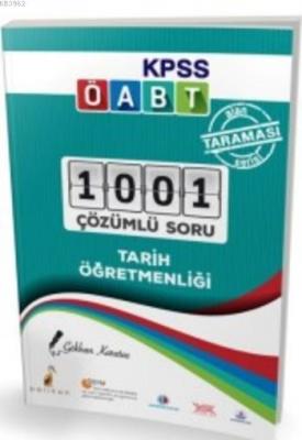 KPSS ÖABT Tarih Öğretmenliği Alan Taraması Serisi 1001 Çözümlü Soru Gö