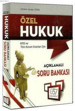 KPSS Özel Hukuk Açıklamalı Soru Bankası Serhat Güven