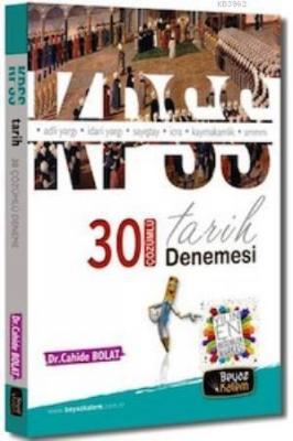 KPSS Tarih 30 Çözümlü Deneme Cahide Bolat