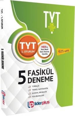 Lider Plus Yayınları TYT 5 Fasikül Deneme Lider Plus Kolektif